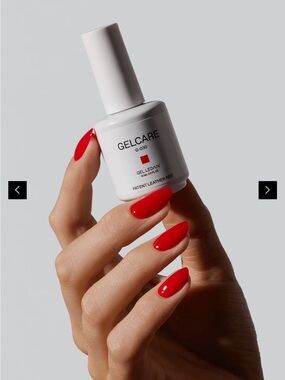 GELCARE Patent Leather Red Gel Nail Polish -